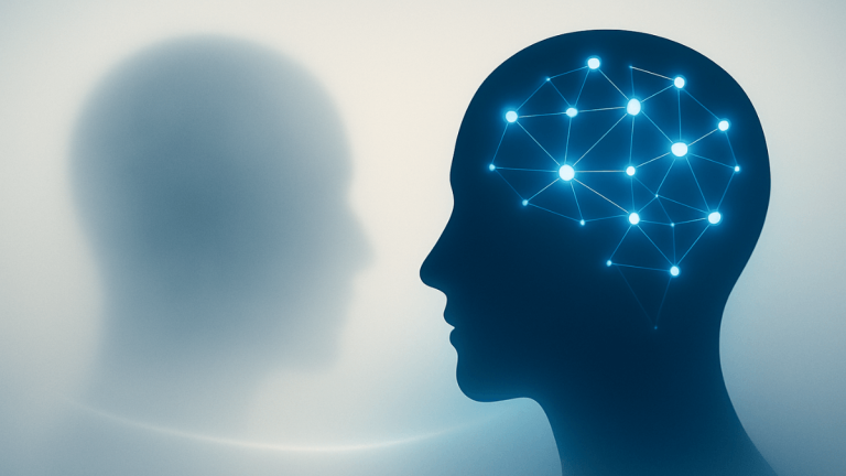 Conceptual image showing the elimination of brain fog and the return of mental clarity.