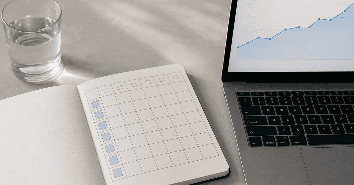 Notebook and laptop tracking nootropic effectiveness over a four-week testing protocol